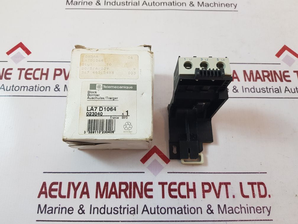 Telemecanique la7-d1064 thermal relay block