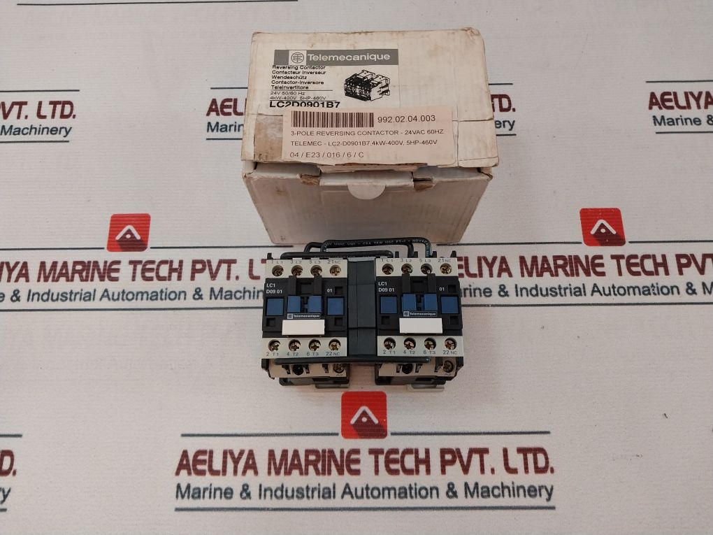 Telemecanique Lc1 D09 01 3-pole Reversing Contactor 24V 50/60Hz