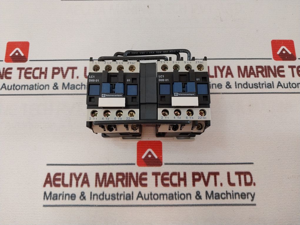 Telemecanique Lc1 D09 01 3-pole Reversing Contactor 24V 50/60Hz