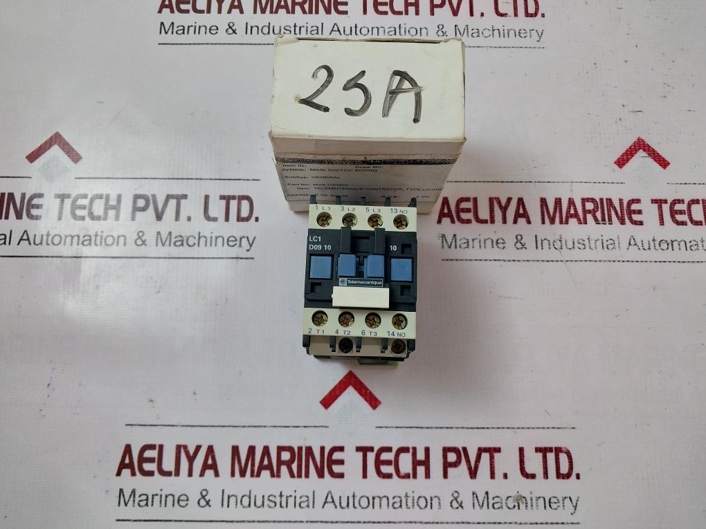 Telemecanique Lc1 D09 10 Contactor Lc1 D0910R7