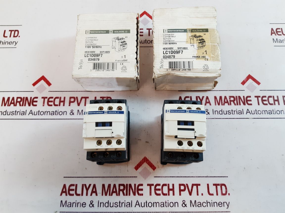 Telemecanique lc1d09f7 contactor 110v 50/60hz