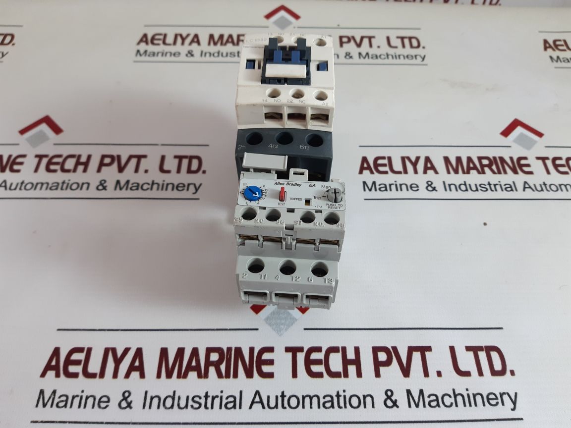 Telemecanique Lc1D32 Power Contactor With Allen-bradley 193-ea1Fb Overload Relay