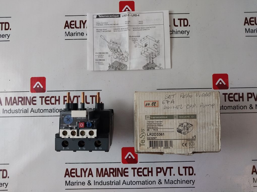 Telemecanique Lr2D3361 Thermal Overload Relay