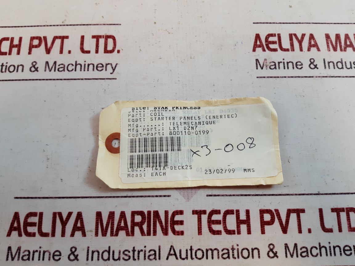 Telemecanique Lx1 D2. Contactor Coil Lx1 D2N7