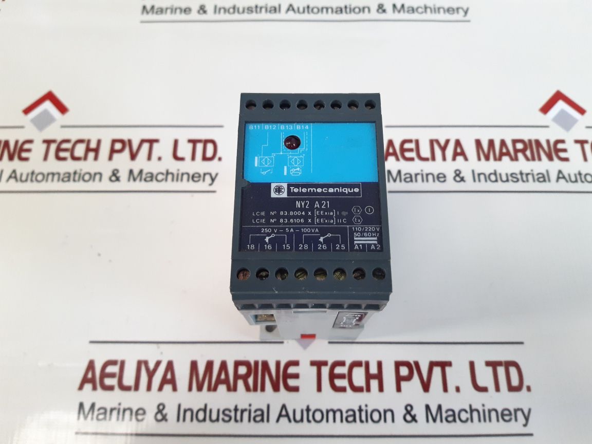Telemecanique Ny2 A 21 Intrinsically Safe Barrier Relay