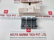 Lot Of 4X Telemecanique Rxz 7G Relay Socket Base 6A 250 Vac