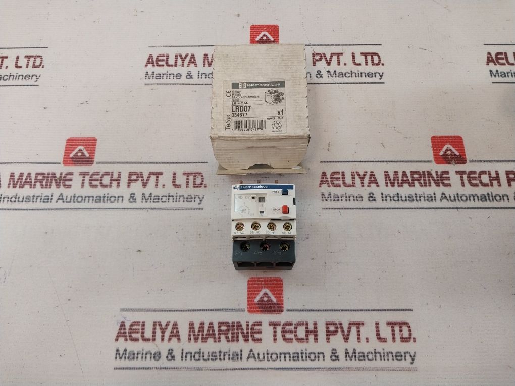 Telemecanique / Schneider Electric Lrd 07 Overload Relay 1.6-2.5A