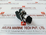 Telemecanique Xb4Bd25Ex Black Selector Switch 10A W/ Zbe-101 Contact Block