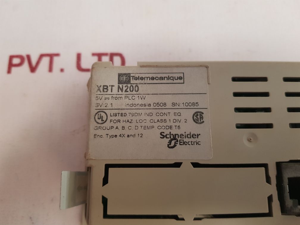Telemecanique/Schneider Electric Xbt N200 Keypad/Panel – Aeliya Marine