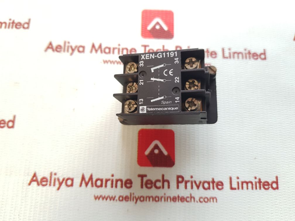 Telemecanique Xen-g1191 Contact Block 10A 600V
