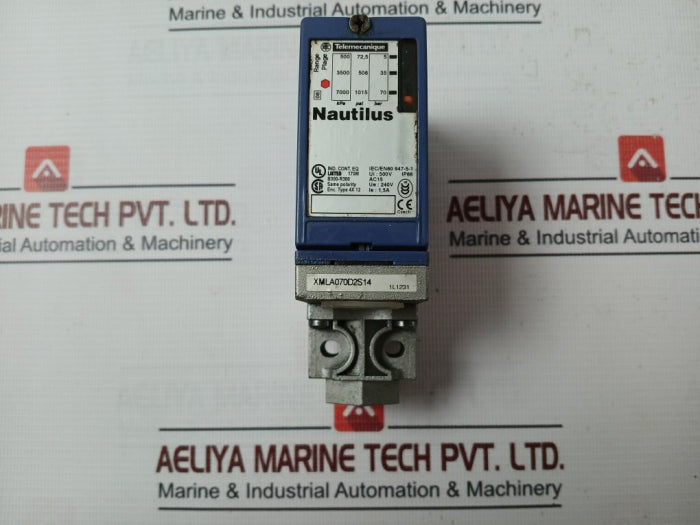 Telemecanique Xmla070D2S14 Pressure Switch 1L1231 500-7000 Kpa Ip66