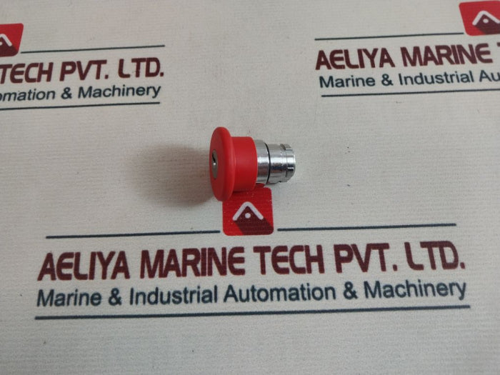 Telemecanique Zb2-bs Release Push Button-red With Key Lock