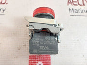 Telemecanique Zbv-6 Pilot Red Indicator Light