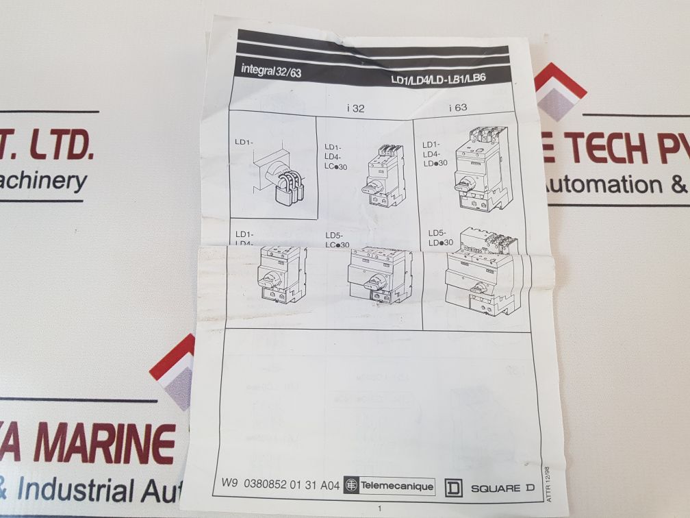 Telemecanique/Square D Ld4 Lc030 Motor Starter Ld4 Lc.30.