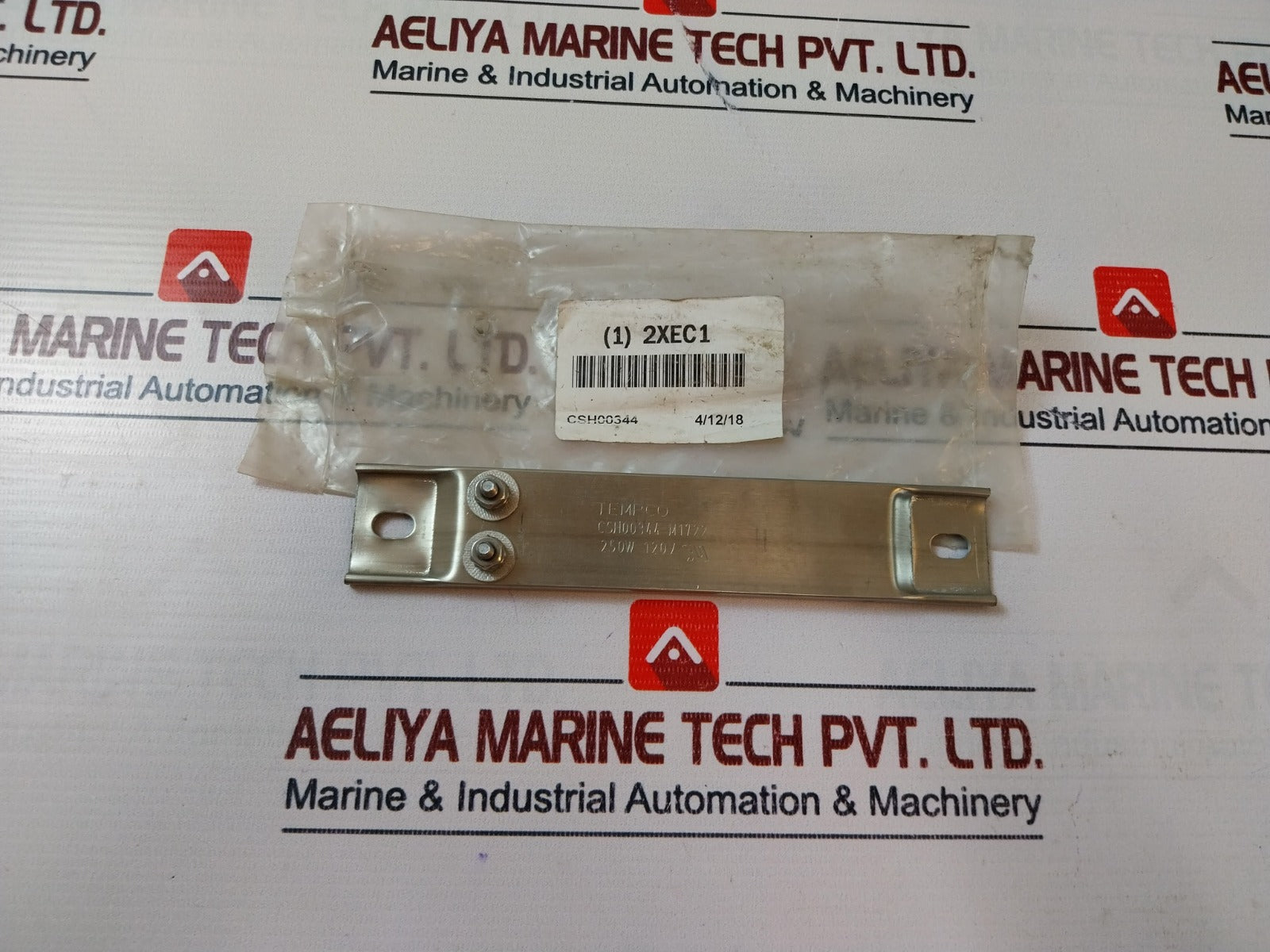 Tempco Csh00344 Strip Heater 250W 120V