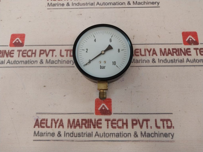 Tempress 0-10 Bar Pressure Gauge 1/4” Bsp