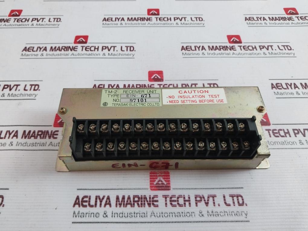Terasaki Ein-671 Tm-2 Receiver Unit 97101 – Aeliya Marine