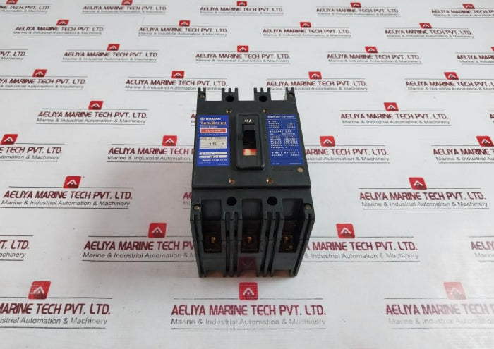 Terasaki Electric Tembreak Tl-100F 3 Pole Circuit Breaker 15A 220Vac 120Ka