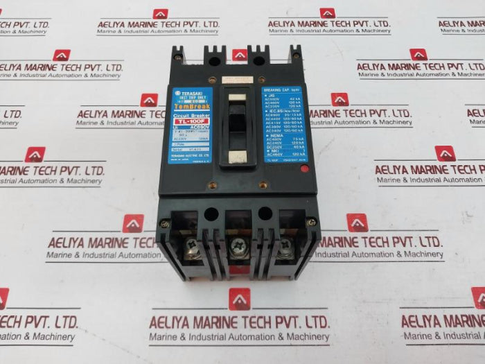 Terasaki Electric Tl-100F 3 Pole Tembreak Circuit Breaker 60A Ac690V