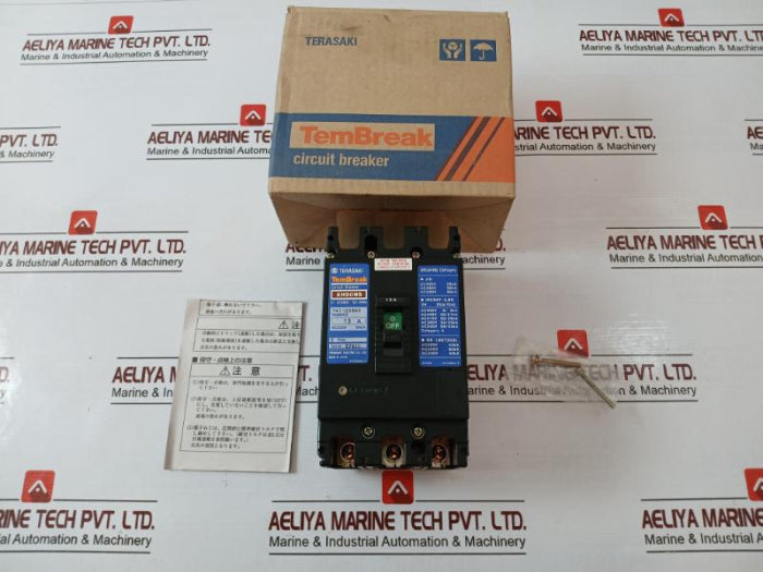 Terasaki Electric Xh50Ns Tembreak 3 Pole Circuit Breaker 15A Ac690V 50~60Hz