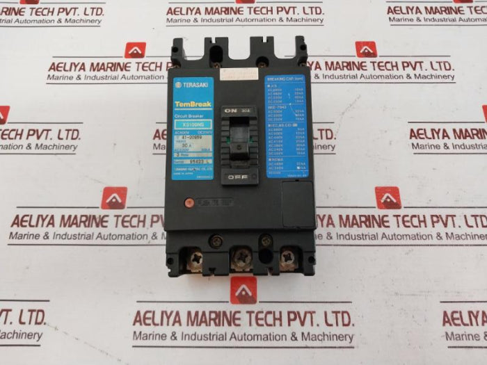 Terasaki Electric Xs100Ns Tembreak Circuit Breaker Ac 600V Dc 250V Ac220V 50Ka