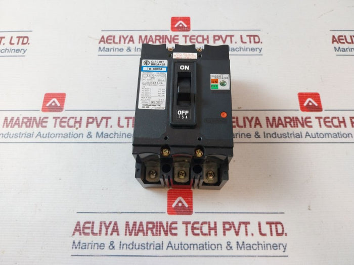 Terasaki T0-100Ba 3-pole 15A Circuit Breaker 41- 15621 Ac 550V