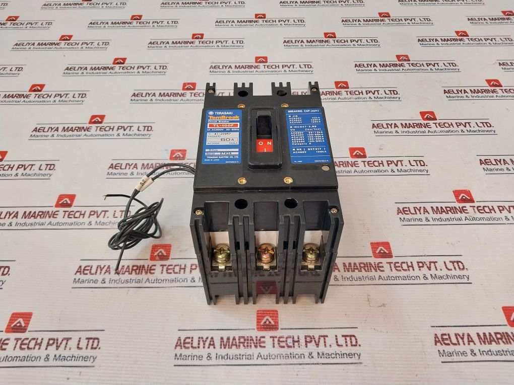 Terasaki Tl-100F Tem Break 3 Pole Current Limiting Circuit Breaker 60A Ac690V