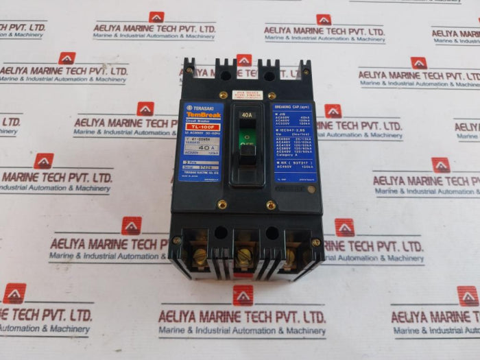 Terasaki Tl-100F 40A Circuit Breaker 41-20958