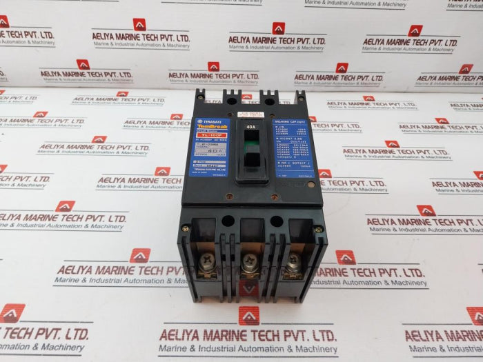 Terasaki Tl-100F Tembreak Circuit Breaker 3 Pole Ac690V 40A 200-480V 50/60Hz