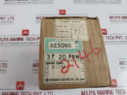 Terasaki Xe50Ns 3 Pole Circuit Breaker 20A 660V Ac 5Ka Iec947