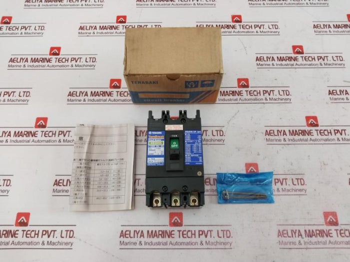 Terasaki Xe50Ns 3 Pole Circuit Breaker Ac660V 15A Ac220V 5Ka 2H1216Saa/K