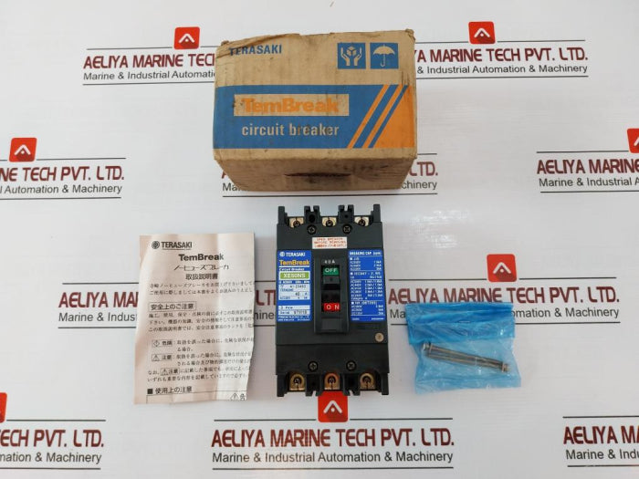 Terasaki Xe50Ns Tembreak Non-fuse Circuit Breaker 3 Pole Ac660V 50Hz-60Hz 40A