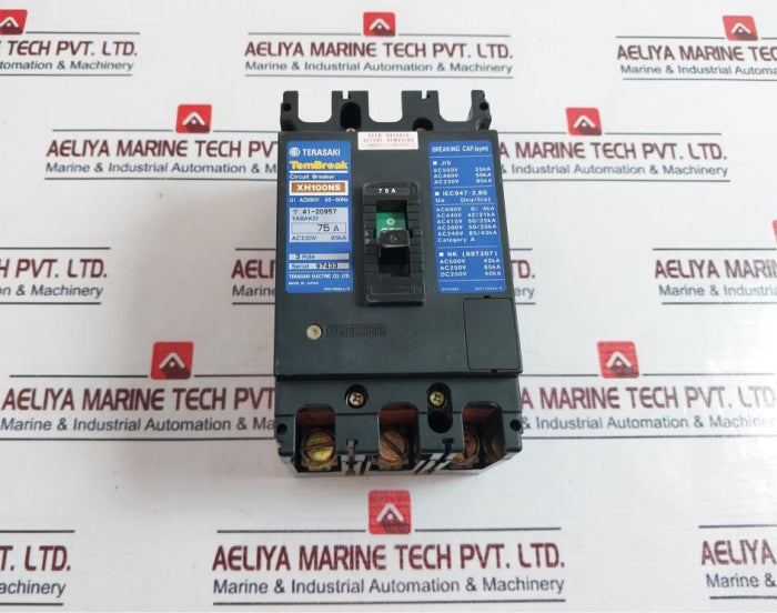 Terasaki Xh100Ns Tembreak Circuit Breaker 75A