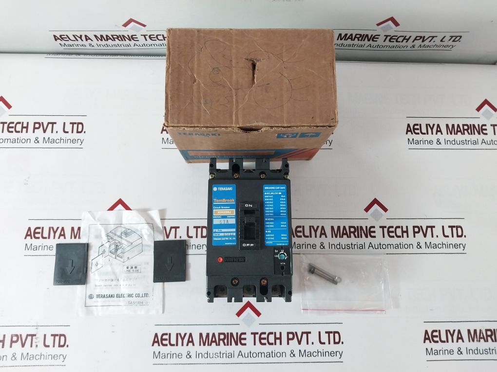 Terasaki Xh125Nj 3-pole Circuit Breaker 63A 660Vac 250Vdc