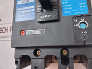 Terasaki Xh125Nj 3-pole Tembreak Circuit Breaker 20A 660Vac 250Vdc