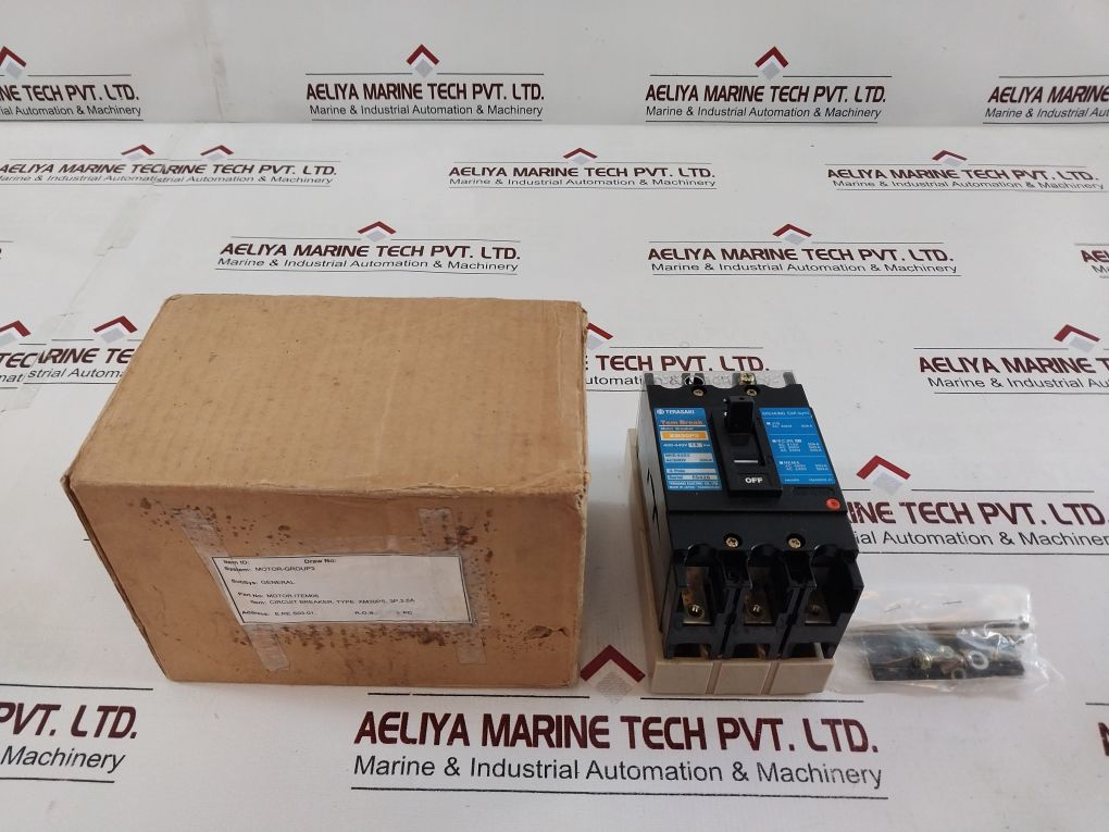 Terasaki Xm30Ps 3-pole Motor Circuit Breaker 1.5Kw,3.6A