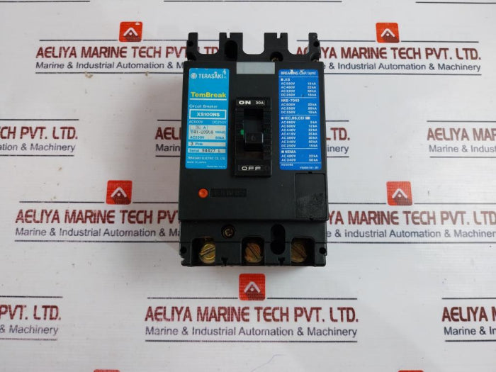 Terasaki Xs100Ns Circuit Breaker 200-480V 50/60Hz