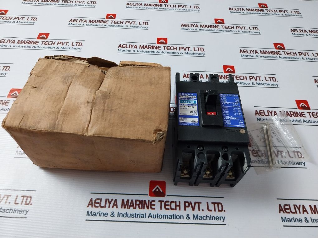 Terasaki Xs50Nb Tembreak Circuit Breaker 30A 3 Pole 220Vac
