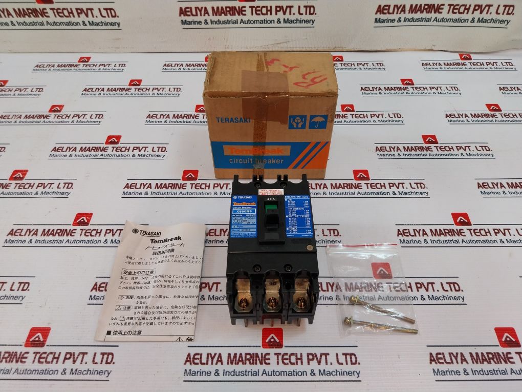 Terasaki Xs50Ns Circuit Breaker 3 Pole 40A Ac600V Dc250V