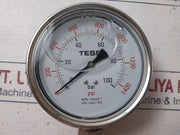 Tess 0-100 Bar Pressure Gauge 0-1400 Psi