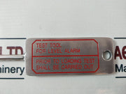 Test Tool For Level Alarm
