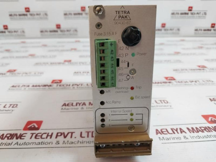 Tetra Pak Pme-1802-a-cd2 Motor Controller 90430-67, 53N012A ,230 Vac