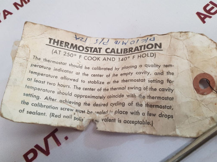 Robertshaw Z-87147-42 Thermostat Mt 200°F