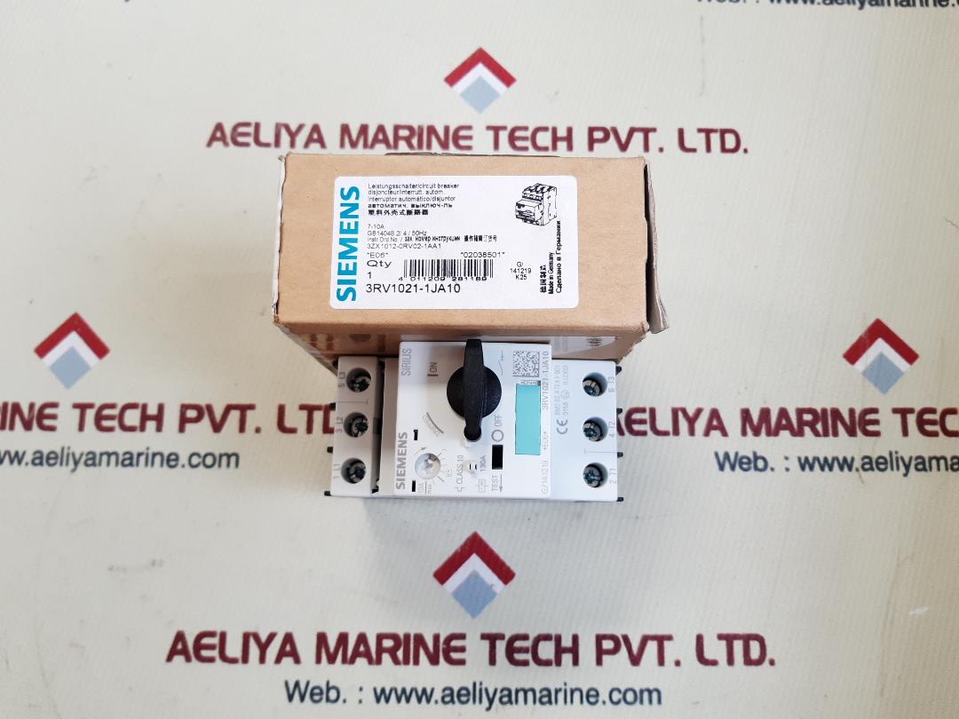 Siemens 3rv1021-1ja10 circuit breaker