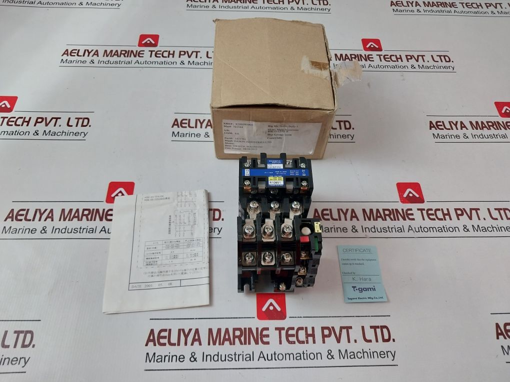 Togami Electric Clk-35Jt-p12 Magnetic Switch 220V 35A 440V 26A