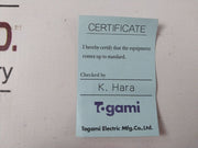 Togami Electric Clk-35Jt-p12 Magnetic Switch 220V 35A 440V 26A