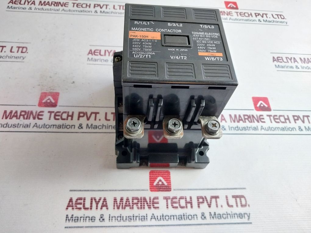 Togami Pak-150H Magnetic Contactor