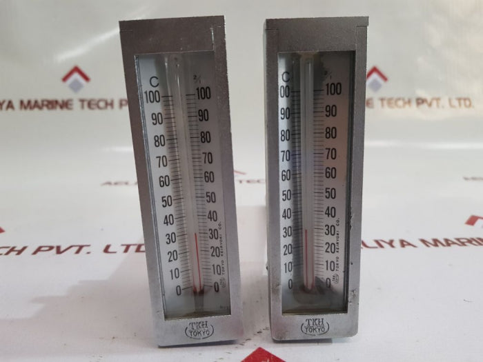Tokyo Keiryoki Marine Engine Gauge Thermometer 0 To 100 C