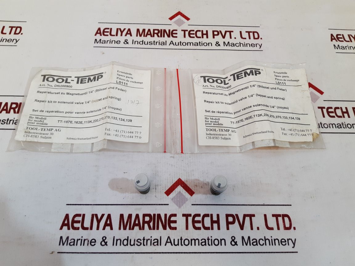 Set of 3x Tool temp df0200900 repair kit to solenoid valve 1/4