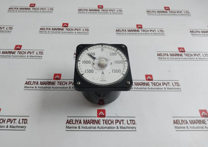 Toshiba Sf8-a Dc Ammeter B9063Qd, Jis C 1102 500V -1500 To +1500A 0.14Ω